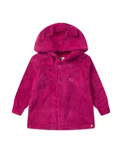 Jaqueta de Inverno para Menina Peluciado Rosa