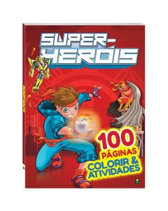 Livro Infantil de Atividades Super-Heróis