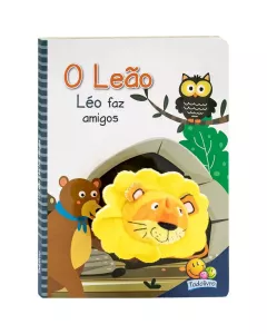 Livro Infantil Dedoche: O Leão Leo Faz Amigos