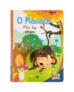 Livro Infantil Dedoche O Macaco Milo Faz Amigos