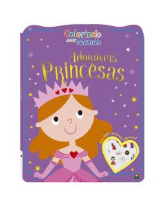Livro Infantil de Atividades para Colorir: Adoráveis Princesas