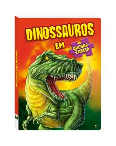 Livro Infantil com Quebra-Cabeça Dinossauros
