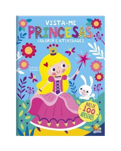 Livro Infantil de Atividades Vista-me: Princesas